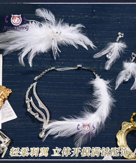 Game Love and Deepspace Heroine MC Xavier Anime Cosplay New Women wedding dress uniform Zayne Rafayel Sylus Halloween Party suit