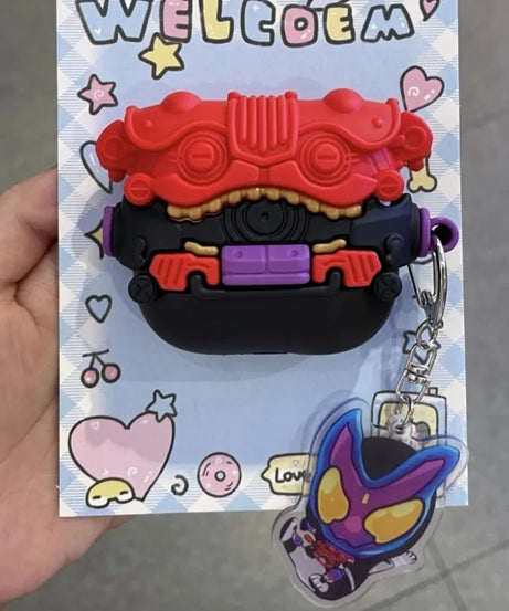 Kamen Rider Gavv Anime Character Creative Personality Headphone Case Airpods1 2 4 Airpods pro Handsome Headphone Case Wholesale