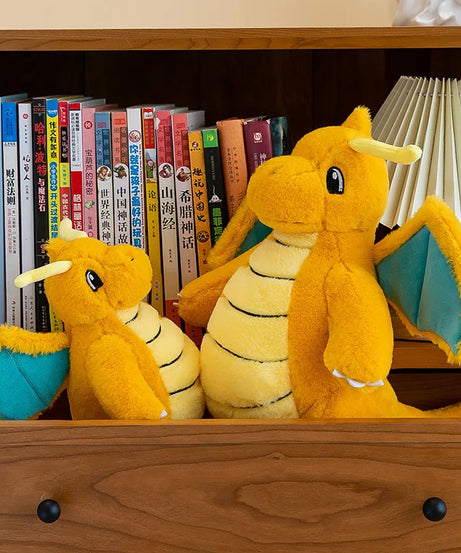 35/85cm Dragonite Pokemon Large Plush Toys Anime Doll Cute Pillow Giant Pokémon Plushie Stuffed Gift for Kids Christmas