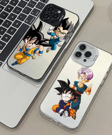 Phone Case for iPhone 14 15 16 Plus 17 Air 16e 11 12 13 Pro Max Shell Dragon Ball Vegeta Goku Dragons