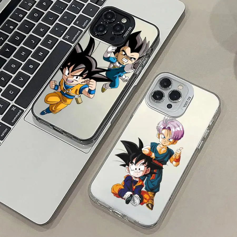 Phone Case for iPhone 14 15 16 Plus 17 Air 16e 11 12 13 Pro Max Shell Dragon Ball Vegeta Goku Dragons