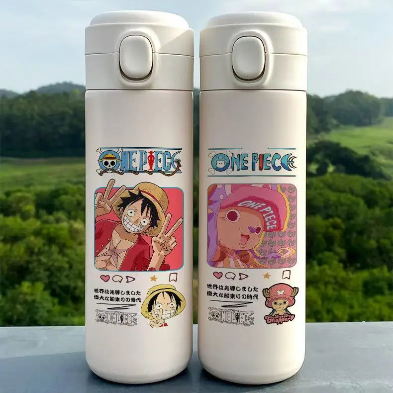 Monkey D. Luffy One Piece Thermos Cup – Anime Travel Mug for Coffee & More