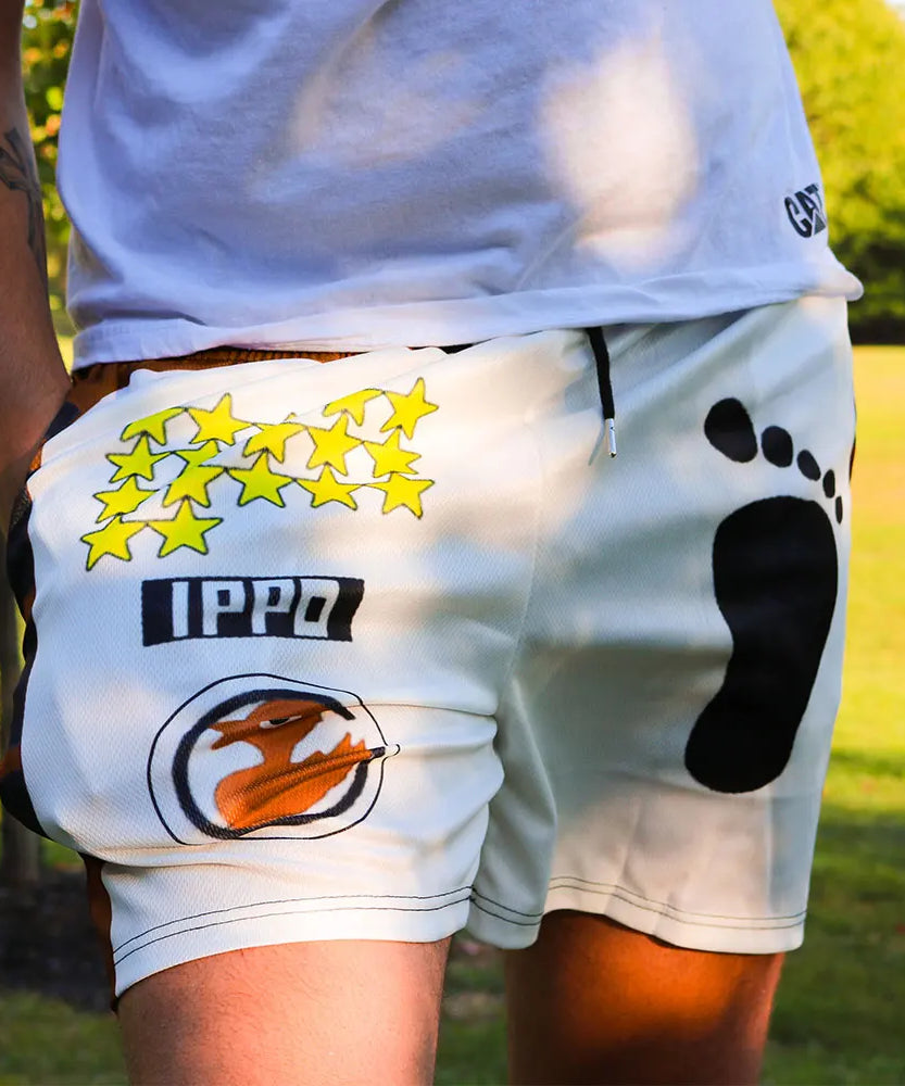 Hajime no Ippo Quick-Dry Gym Shorts – Anime Sportswear for Fitness & Casual Wear