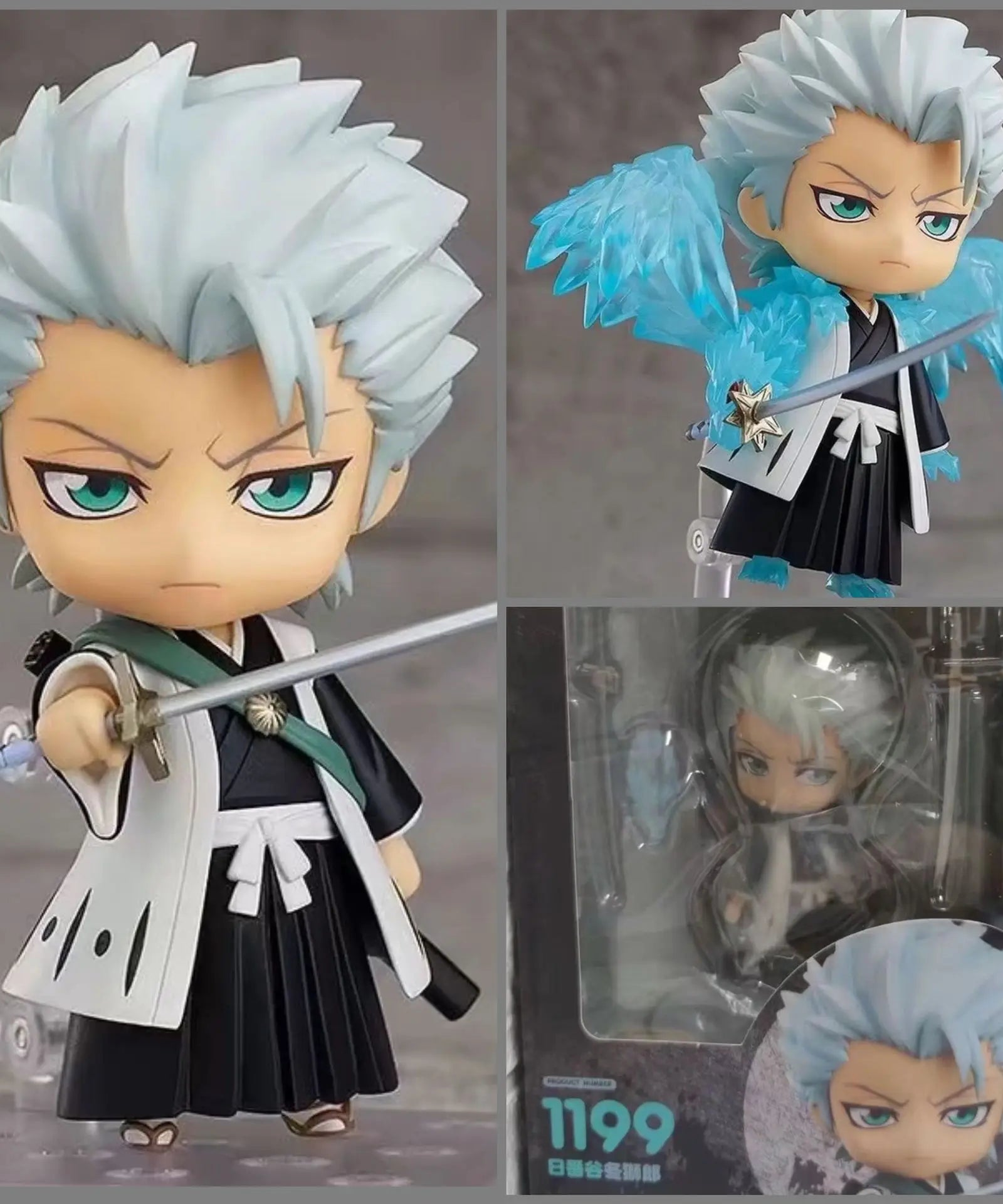 10cm BLEACH Hitsugaya Toushirou Anime Figurine Action Figure Toys Doll Collection Christmas Gift With Box