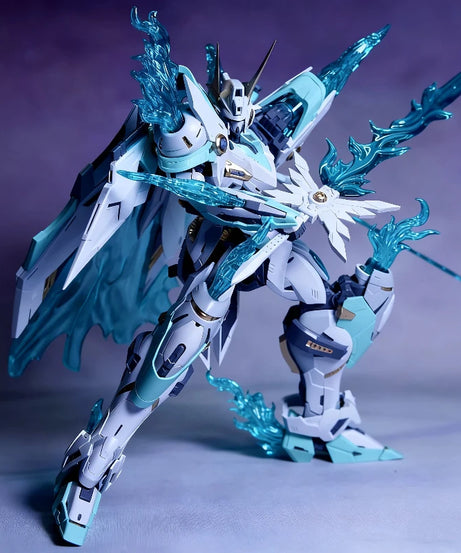 SNAA 1/100 Particle Awakening Armanent Fire Lord YR-04 Assembly Model Kit Action Figures Articulated Mecha Toy Collectible Gift