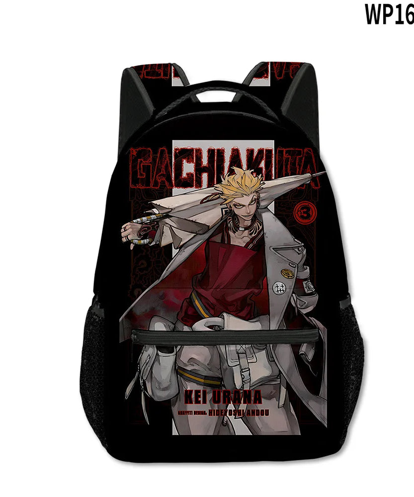 Trendy Popular Novelty Gachiakuta student Bookbag Notebook Backpacks 3D Print Oxford Waterproof Boys/Girls Travel Backpacks