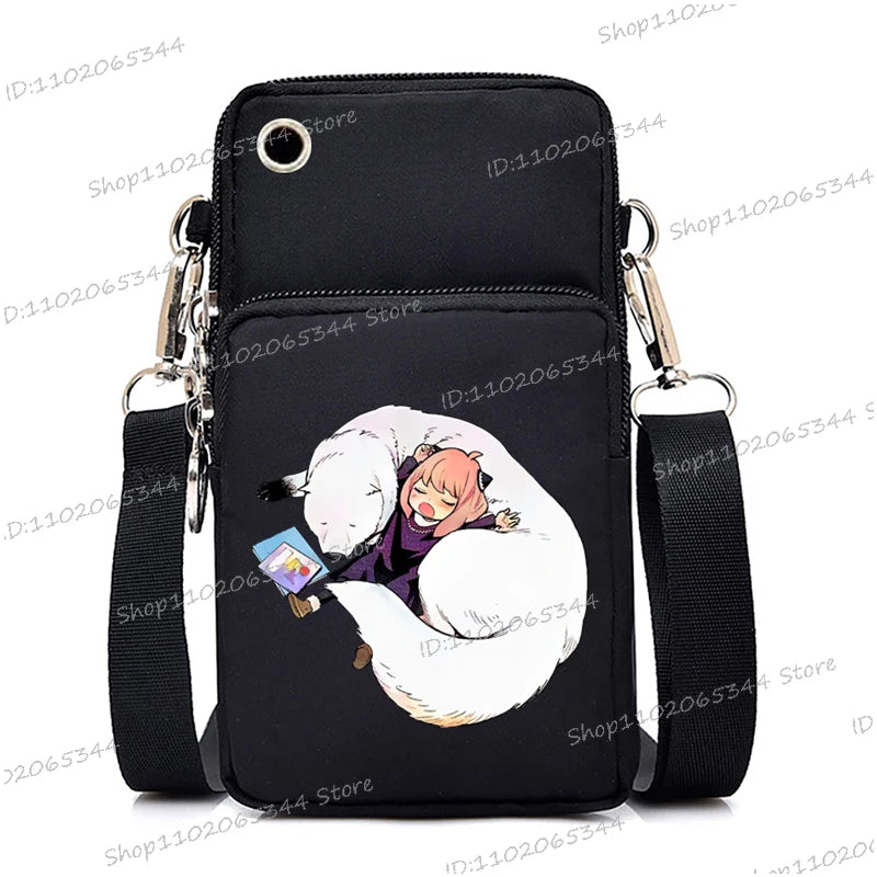 Spy x Family Anya Forger Mini Phone Crossbody Bag Casual Anime Shoulder Pouch 4