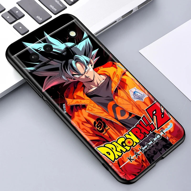 Dragon Ball Z Shockproof Case – Goku Edition for Google Pixel 4–9 Series