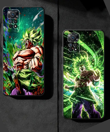Case for Xiaomi Redmi Note 10S 9 10 11 12 Pro 12s 9S 7 8 13 14 Pro Plus 11s Black Soft Phone Cover DragonS BallS Broli Goku