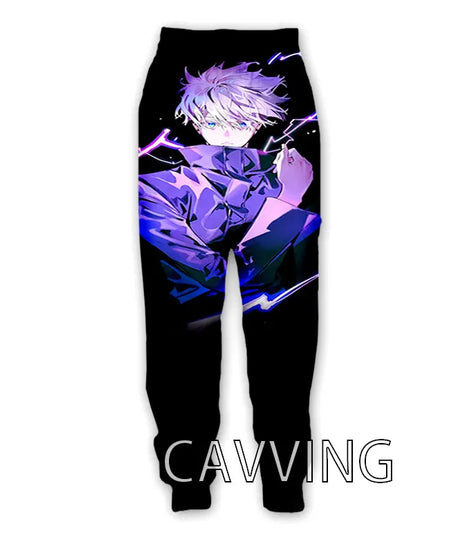 New Fashion 3D Print Anime Jujutsu Kaisen Casual Pant Sport Sweatpants Straight Pants Jogging Pants Trousers for Women/Men