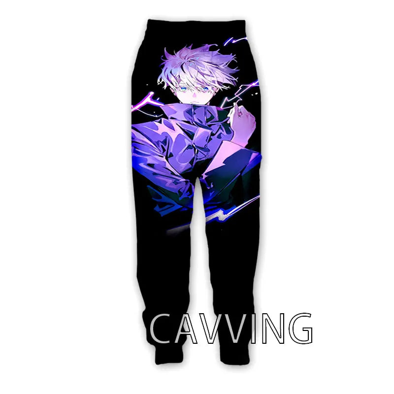 New Fashion 3D Print Anime Jujutsu Kaisen Casual Pant Sport Sweatpants Straight Pants Jogging Pants Trousers for Women/Men