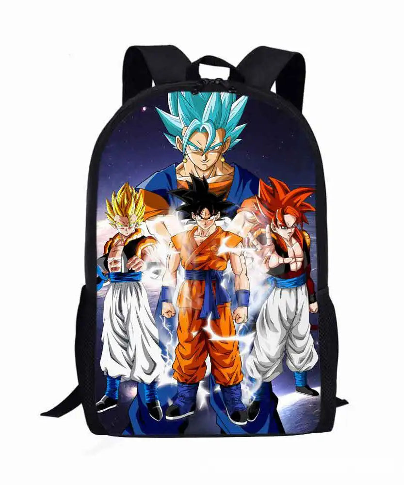 Dragon Ball Super Backpack Boys' Primary School Backpack Kindergarten Bag Game Printed Backpacks Large Capacity Simple