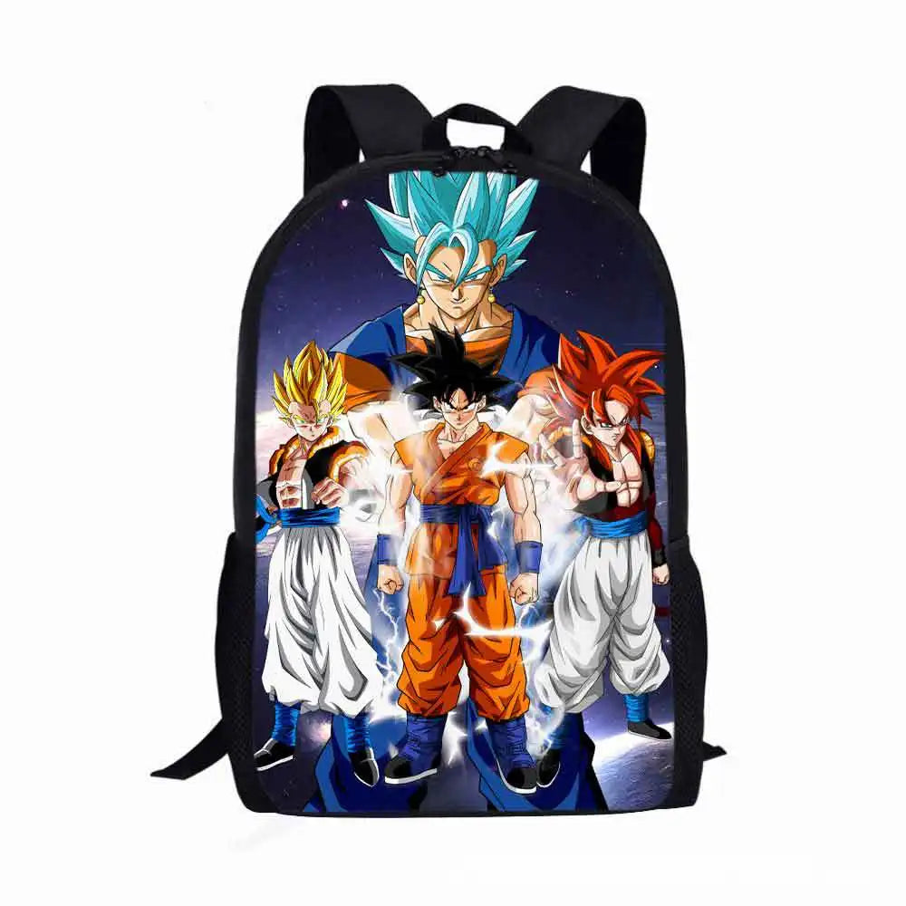 Dragon Ball Super Backpack Boys' Primary School Backpack Kindergarten Bag Game Printed Backpacks Large Capacity Simple