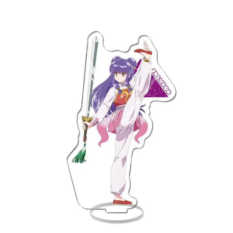 Anime Ranma 1/2 Nibun No Ichi Acrylic Stand Model Plate Decoration Desk Figure Display Friends Girls Gift Cartoon New Product