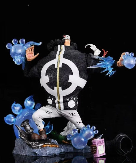 32cm One Piece Anime Figure Bartholemew Kuma Figurine 2 Hands With Light Statue Collection Decoration Ornaments Model Toys Gift