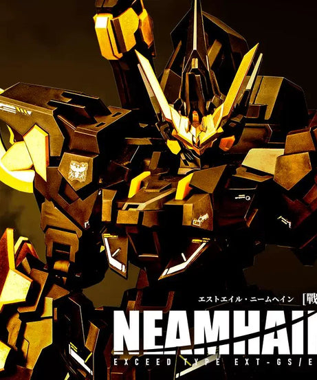 Estailev Neamhain 1/100 Plastic Snap-Fit Model Kit Assembly Mecha Toy Aciton Figures With Water Decals Desktop Ornament Boy Gift