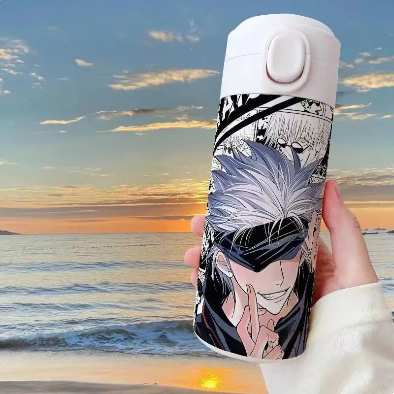 Gojo Satoru Jujutsu Kaisen Thermos Bottle – Anime Stainless Steel Water Cup