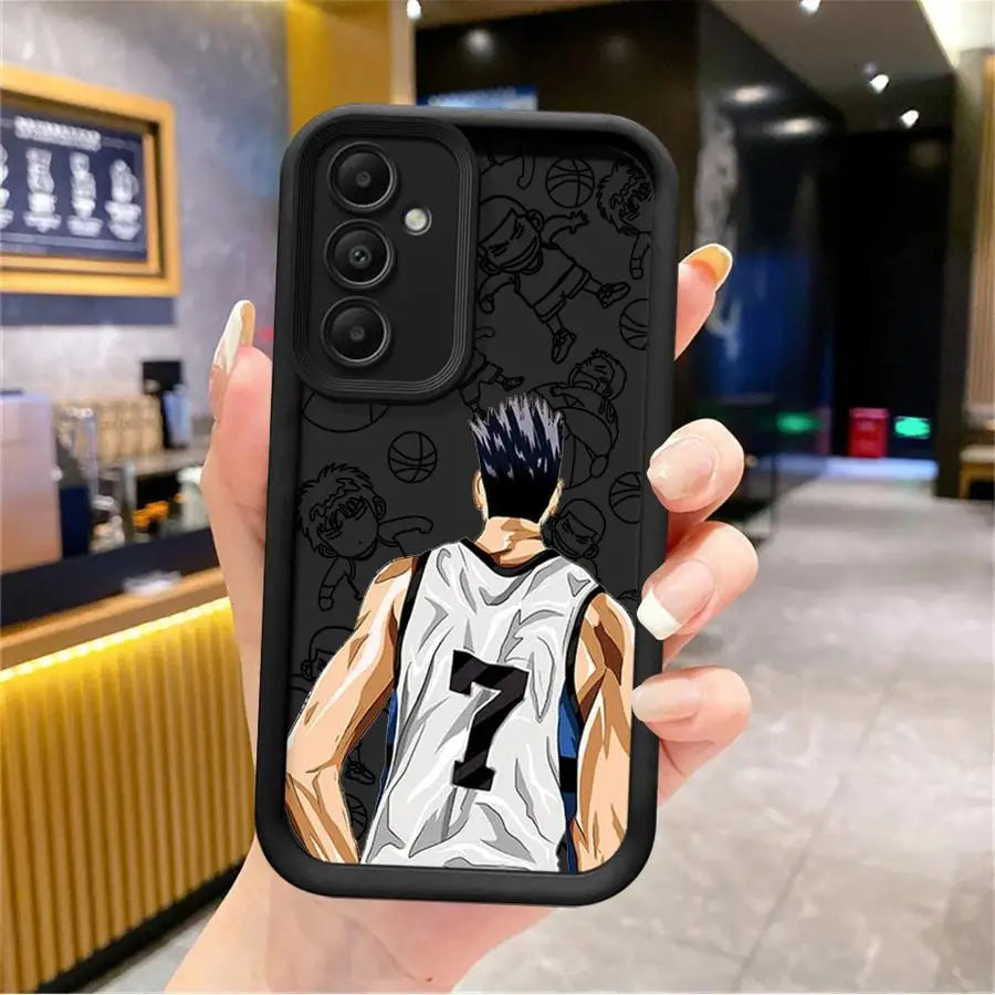 Slam Dunk Anime Phone Case – Soft Cover for Samsung Galaxy A15–A55 (4G/5G)