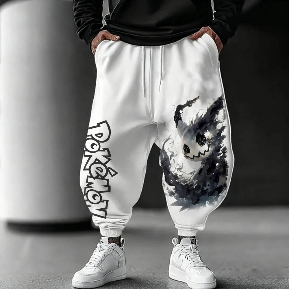 Pokémon Mimikyu Joggers — Printed Sweatpants (Harajuku)