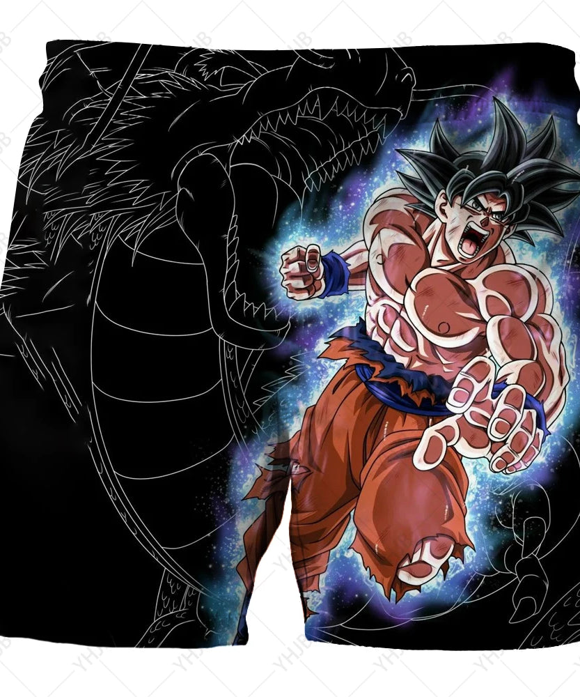 Dragon Ball Z Quick-Dry Swim Shorts – Cool Summer Beachwear