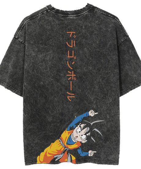 Dragon Ball Oversized Vintage T-Shirt – Streetwear Cotton Tee