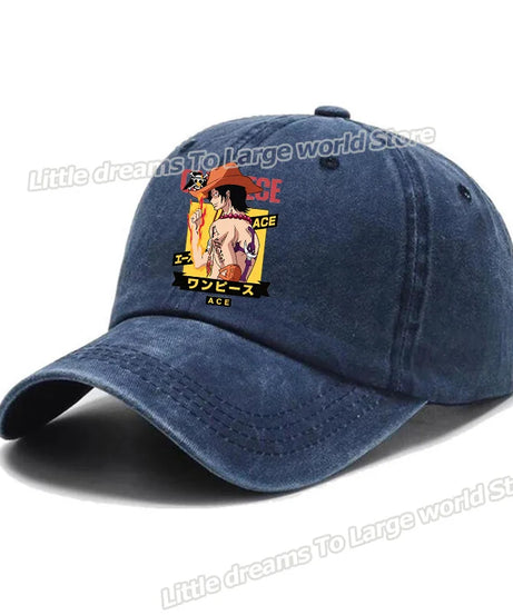 One Piece Baseball Cap Men Anime Printed Snapback Hat Adult Women Summer Sunshade Caps Unisex Hip Hop Casual Adjustable Hat Gift
