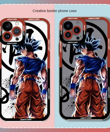 Dragon Ball Goku Phone Case for IPhone 14 13 12 11 15 Pro Max X XR XS Soft Shell Transparent Back Cover Saiyan Birthday Gift New