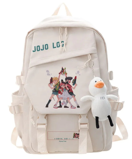 JoJo's Bizarre Adventure Anime Backpack Student School Bag Bookbag Laptop Travel Rucksack Outdoor Boy Girl Gifts