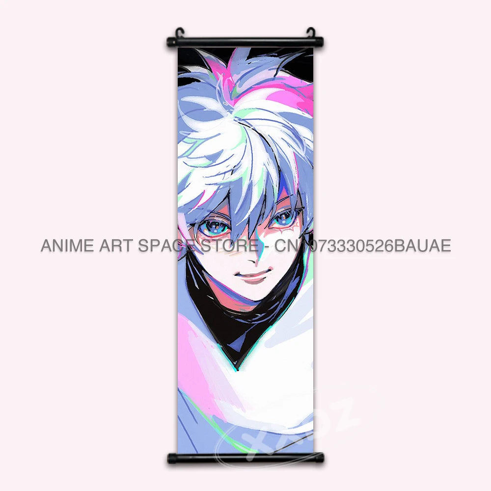 Hunter x Hunter Scroll Poster – Classic Anime Wall Art Canvas Decoration