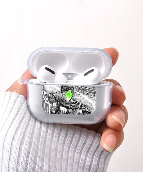 anime Berserk Guts Zodd Earphone Case For AirPods4 1 2 3 Pro Soft silicone wireless Bluetooth headphone case