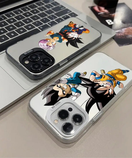 Phone Case for iPhone 14 15 16 Plus 17 Air 16e 11 12 13 Pro Max Shell Dragon Ball Vegeta Goku Dragons