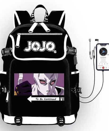 JoJo's Bizarre Adventure Anime Backpack Student School Shoulder Bag Large Capacity Youth Outdoor Travel Backpack Fashion Gift