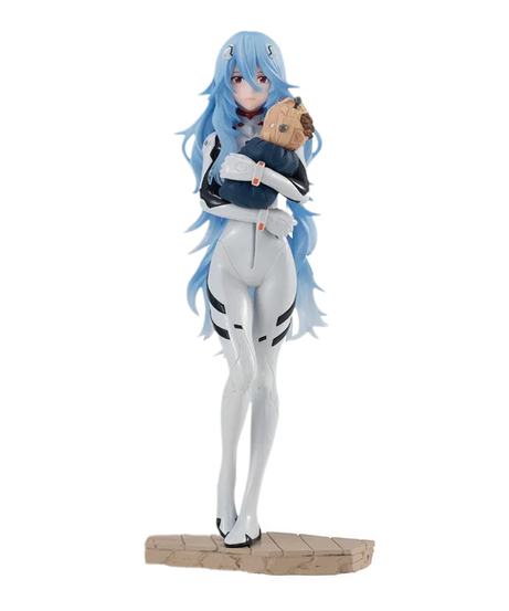 EVANGELION Anime Figure Ayanami Rei Shokugan Long Hair Action Figure Toys for Kids Gift Collectible Model