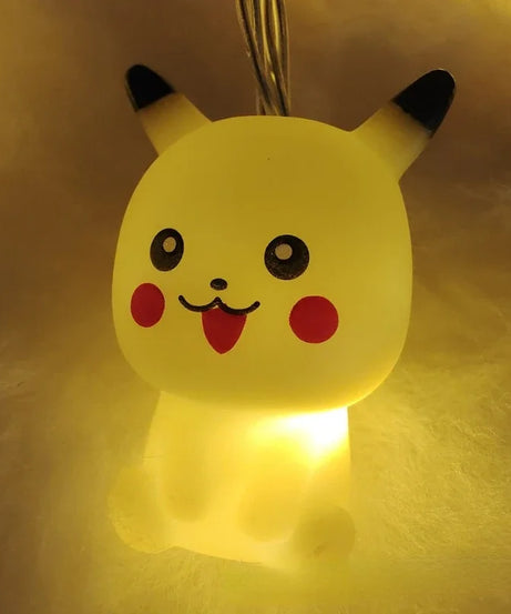 Pikachu LED Night Light – Cute Anime Pendant for Holiday Decor