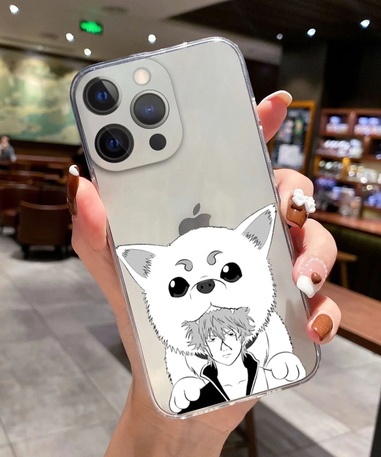 Comics Gintama Gintoki Sakata Phone Cover For iPhone 11 12 13 14 15 16 17 Pro Max 17AIR 16 Plus Clear Soft Silicone TPU Case