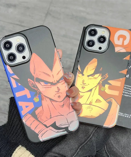Dragon Ball Goku Phones Cases for IPhone 14 Pro Max Plus 11 12 13 Anime Super Saiyan Creative Shockproof Frosted Cover