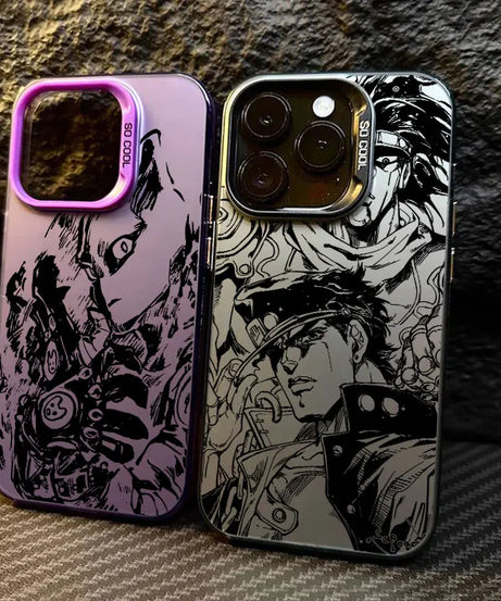 JoJos Bizarre Adventure Art Coque For Apple iPhone 16e 16 14 15 13 11 Pro Max Case 15 Plus 12 13 Mini 16e Shockproof Phone Cover