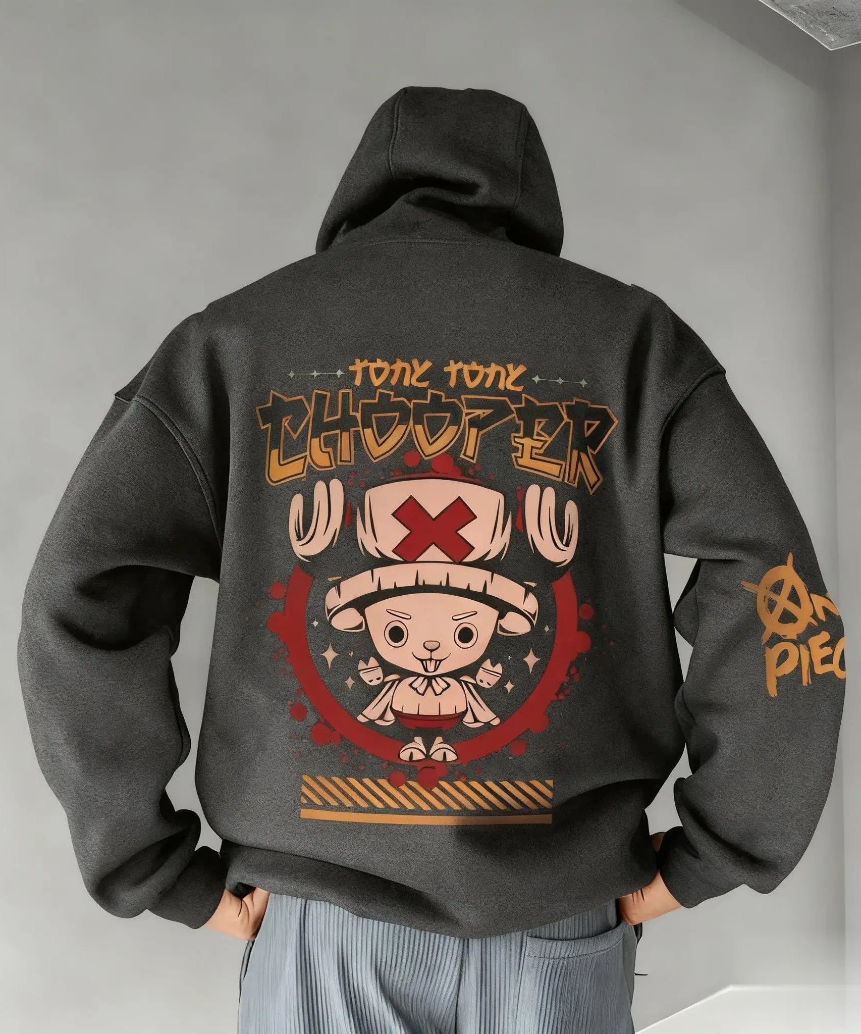 One Piece Anime Chopper Pullover Hoodie Men Women Autumn Winter Trendy Streetwear Casual Graphic Print Cosplay Hooded Sweatshirt