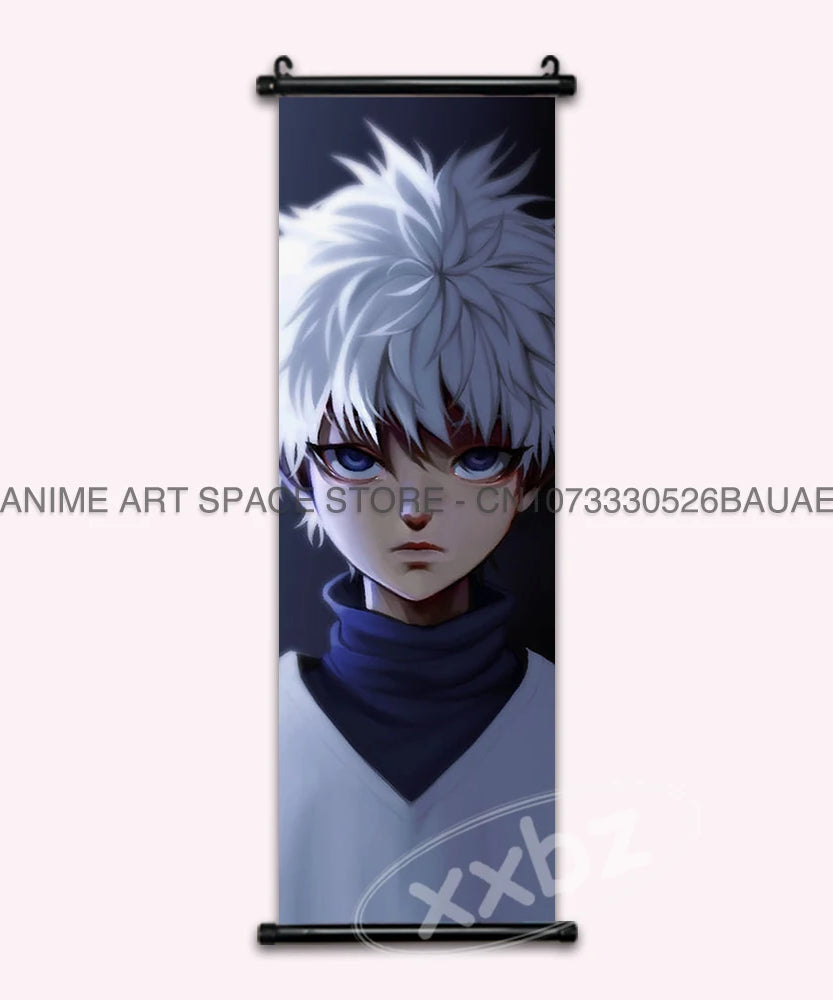 Hunter x Hunter Scroll Poster – Classic Anime Wall Art Canvas Decoration