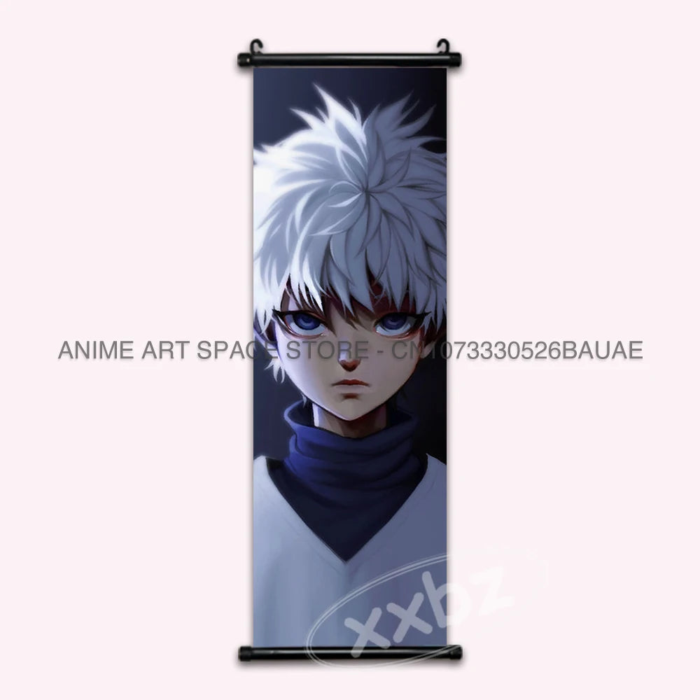 Hunter x Hunter Scroll Poster – Classic Anime Wall Art Canvas Decoration