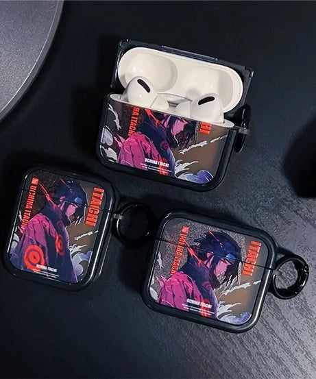 Anime Naruto Jiraiya Payne Itachi Apple Airpods pro2 protective cover 2/3 generation wireless Bluetooth headset shell for men