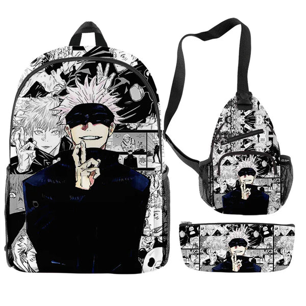 Jujutsu Kaisen Gojo Satoru Backpack — Laptop & School Bag