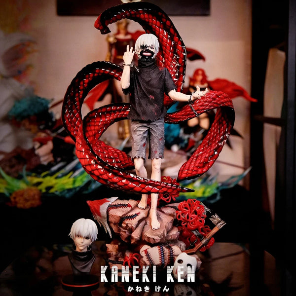 Tokyo Ghoul Kaneki (White Hair, Kagune) PVC Figure — 35cm GK Statue