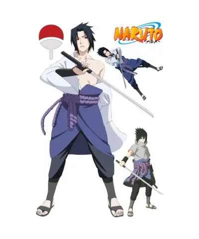 Naruto Wall Stickers, Personalized 3D Three-dimensional Adhesive Wall Stickers, Waterproof Glass Stickers, Decorative Paintings