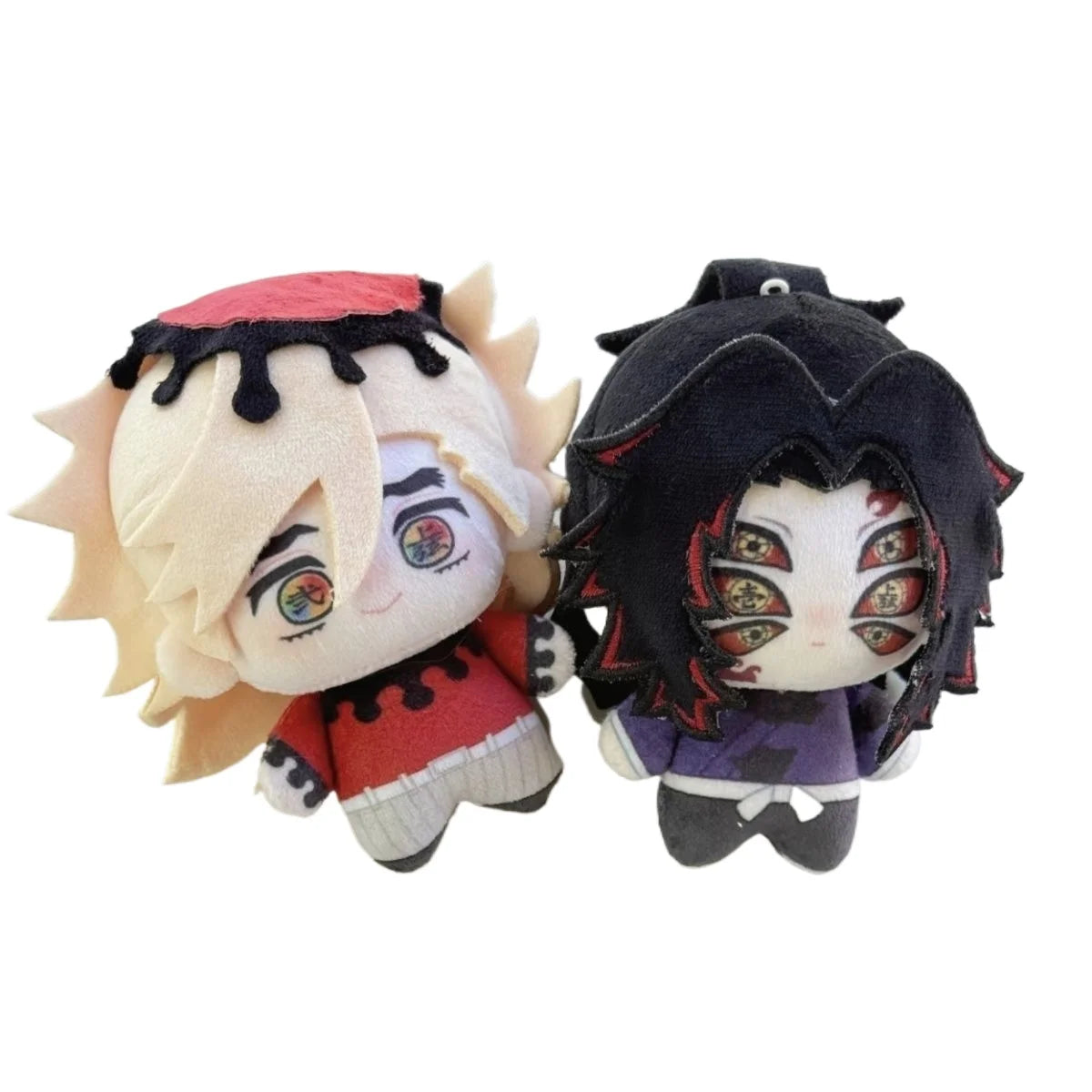 10cm ‌Demon Slayer Kimetsu no Yaiba Kokushibo Plush Doll Pendant Douma Cosplay Stuffed Toy For Anime Fans
