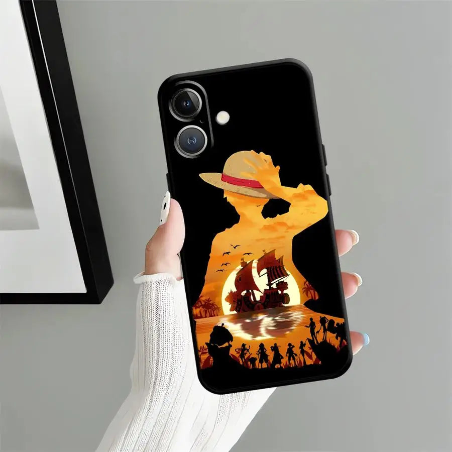 Luffy Zoro Case for iPhone 12 SE 17Air 7 8 13 Mini X XS XR 15 Plus 17 16 Pro Max 11 14 Funda Phone Cover