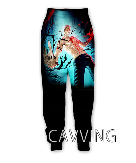 New Fashion 3D Print Anime Jujutsu Kaisen Casual Pant Sport Sweatpants Straight Pants Jogging Pants Trousers for Women/Men