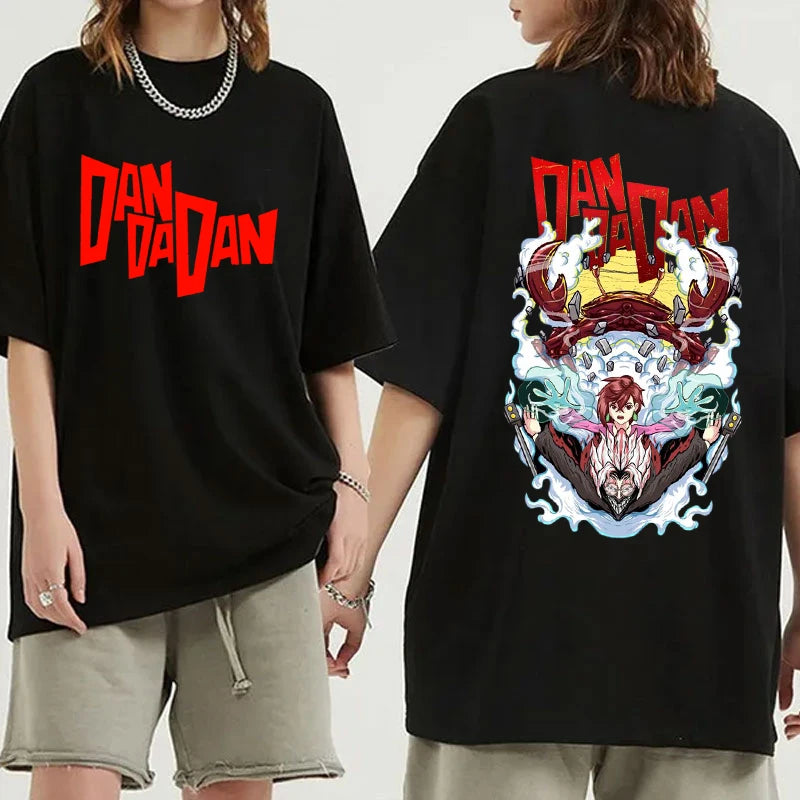 New Hot Anime Dandadan Ayase Momo Printing T-shirts Fashion Women Men Summer Tee Shirt Unisex Casual Short Sleeve Round Neck Top