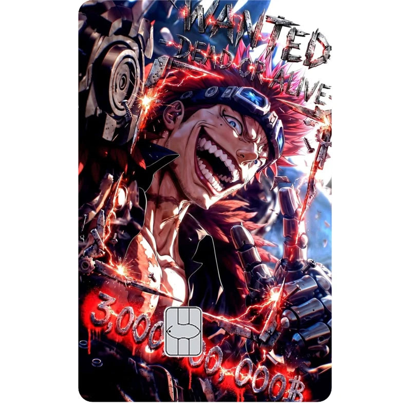 Anime One Piece Luffy Credit Card Skin Sticker – Premium Matte Debit & IC Bank Card Cover 5
