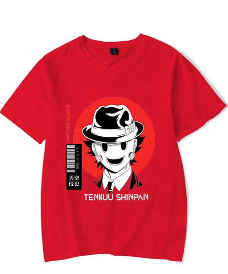 New Anime High-Rise Invasion Printed T-Shirts Women Men Short Sleeve Funny Round Neck Tee Shirt Casual Summer Tops